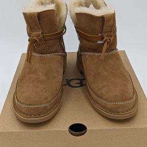 UGG Esther Suede Slip on Ankle Bootie